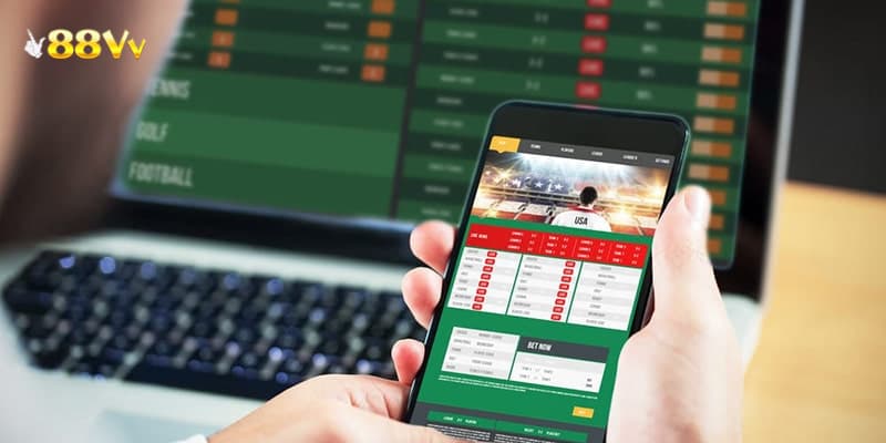 Bước 1: Mở app nhà cái 88VV