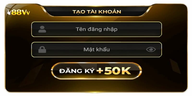 Đăng ký thành viên để tham gia cá cược game bài 88VV